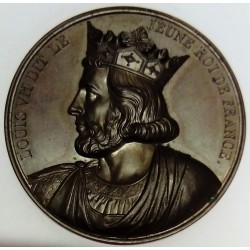 MEDAL - LOUIS VII SAYS THE YOUNG - 1120-1180 - KING OF FRANCE IN 1137 - SON OF LOUIS THE FAT