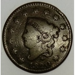 UNITED STATES - KM 45.1 - 1 CENT 1820 - CORONET - MATRON 1ST TYPE