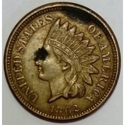 ETATS UNIS - KM 90 - 1 CENT 1862 - INDIAN HEAD