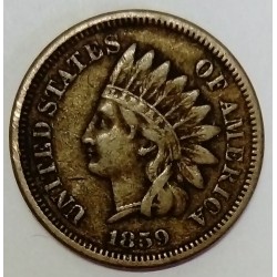 UNITED STATES - KM 87 - 1 CENT 1859 - INDIAN HEAD
