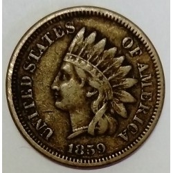 VEREINIGTE STAATEN - KM 87 - 1 CENT 1859 - INDIAN HEAD