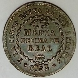 SPANIEN - KM 597 - 1/20 REAL 1852