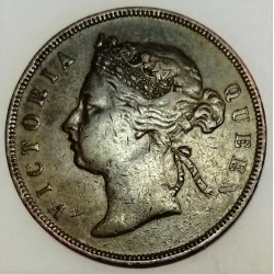 MALAISIE - KM 9 - ETABLISSEMENTS DES DETROITS - 1 CENT 1873 - VICTORIA