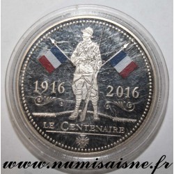 FRANKREICH - MEDAILLE - 100 JAHRE VON 1. WELTKRIEG 1916 - 2016