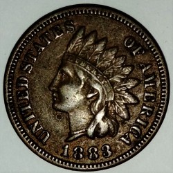 VEREINIGTE STAATEN - KM 90a- 1 CENT 1883 - INDIAN Kopf