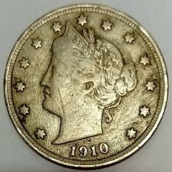 VEREINIGTE STAATEN - KM 112 - 5 CENTS LIBERTY 1910