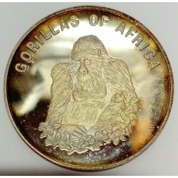 OUGANDA - KM 101 - 1.000 SHILLING 2002 - GORILLE