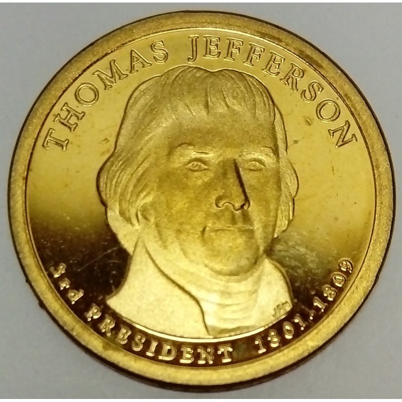 UNITED STATES - KM 403 - 1 DOLLAR 2007 - THOMAS JEFFERSON