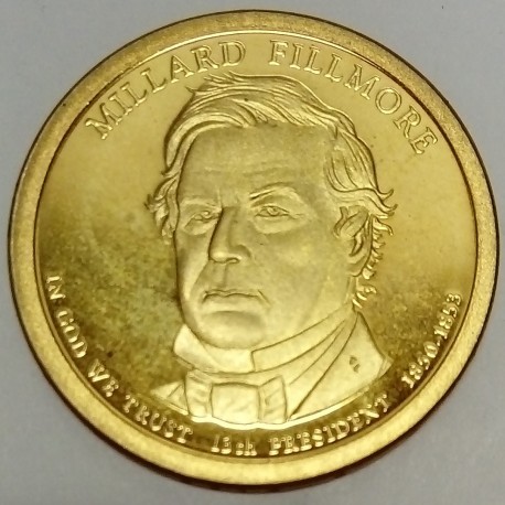 VEREINIGTE STAATEN - KM 475 - 1 DOLLAR 2010 - MILLAR FILLMORE - 13. PRÄSIDENT 1850-1853