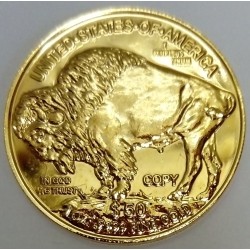 ÉTATS UNIS - MÉDAILLE - 50 DOLLARS 2006 - TETE D'INDIEN - BISON