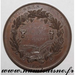 MÉDAILLE - AGRICULTURE - COMICE DE ROUGEMONT - GENISSES 1er PRIX - 1856