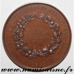 MÉDAILLE - AGRICULTURE - SOCIÉTÉ D'HORTICULTURE DE NEUILLY SUR SEINE - 1885