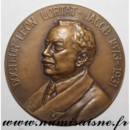 MÉDAILLE - MÉDECINE - DOCTEUR LEON LORTAT - JACOB 1873 - 1931