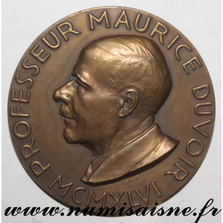 MÉDAILLE - MÉDECINE - PROFESSEUR MAURICE DUVOIR