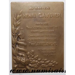 MÉDAILLE - MÉDECINE - DOCTEUR HENRI GAUDIER