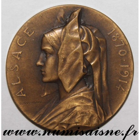 MEDAL - ALSACE - 1870 - 1914