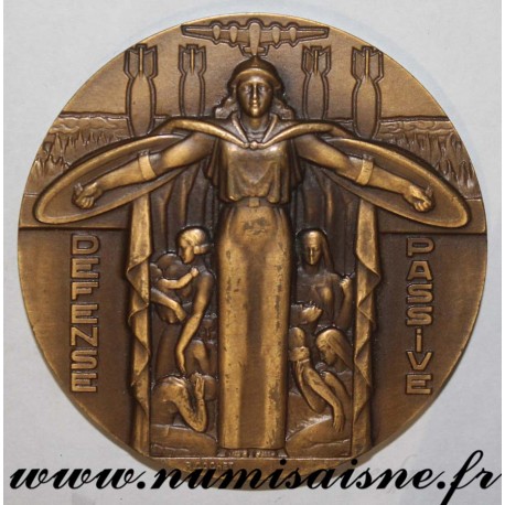 MÉDAILLE - GUERRE - DÉFENSE PASSIVE - 1939 - 1945