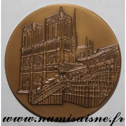 MEDAL - POLITICS - CENTENARY OF DIPLOMATIC RELATIONS BETWEEN FRANCE AND KOREA - 1886 - 1986