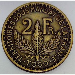 TOGO - FRANZÖSISCHES MANDAT - KM 3 - 2 FRANC 1924