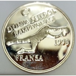 TURKEÏ -  KM 1063 - 2500.000 LIRA 1998 - WORLD CUP SOCCER