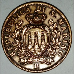 SAINT MARIN - KM 13 - 10 CENTESIMI 1938 R