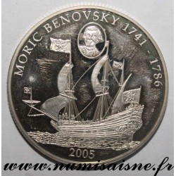 LIBÉRIA - KM 1018 - 10 DOLLARS 2005 - MORIC BENOVSKY 1741 - 1786