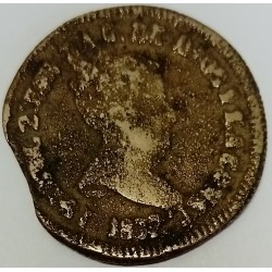 SPAIN - KM 517 - 8 MARAVEDIS 1834 - ISABELLE II