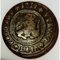 ESPAGNE - KM 301.1 - 1 MARAVEDI 1719 - PHILIPPE V