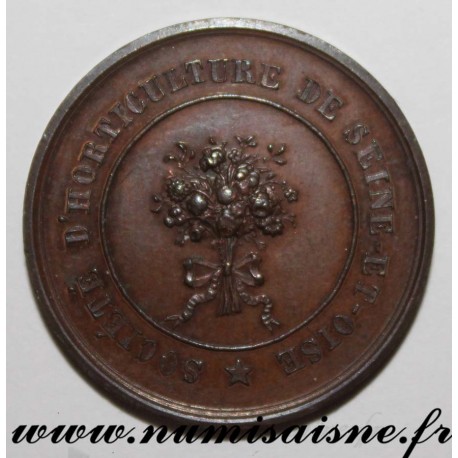 MEDAL - AGRICULTURE - SEINE AND OISE HORTICULTURAL SOCIETY - VERSAILLES - APRIL 7, 1840