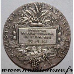 MÉDAILLE - AGRICULTURE - CONCOURS DE PRIME D'HONNEUR DE L'AISNE - 1927