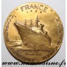 MÉDAILLE - TRANSPORT - COMPAGNIE GÉNÉRALE TRANSATLANTIQUE - 1962