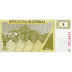 SLOVENIA - PICK 1 a - 1 TOLAR - 1990