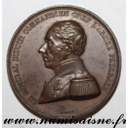 MEDAILLE - SCHWEIZ - GENERAL DUFOUR BEFEHL DER BUNDESARMEE - 1847