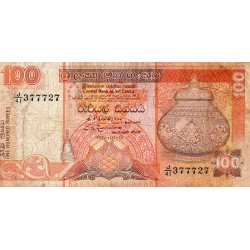 SRI LANKA - PICK 105 c  - 100 RUPEES - 01/07/1992