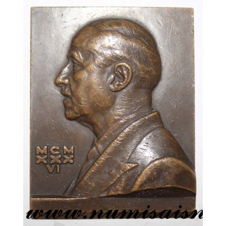 MÉDAILLE - MÉDECINE - DOCTEUR GASTON MILIAN - HOPITAL SAINT LOUIS - 1936