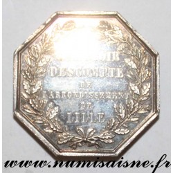 MÉDAILLE - COMPTOIR D'ESCOMPTE DE L'ARRONDISSEMENT DE LILLE- 1854