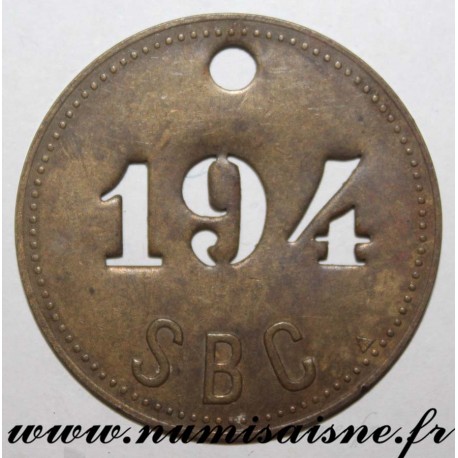 JETON DE CHARBONNAGE - SBC - 194