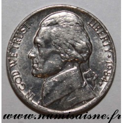 ETATS UNIS - KM A192 - 5 CENTS 1984 P - Philadélphie