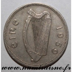 IRLANDE - KM 14a - 1 SHILLING 1959