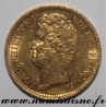 GADOURY 1030a - 20 FRANCS 1831 A - Paris - OR - LOUIS PHILIPPE I - Tranche en creux