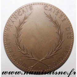 MÉDAILLE - NOTAIRE - CAISSE DES DÉPOTS - 1972