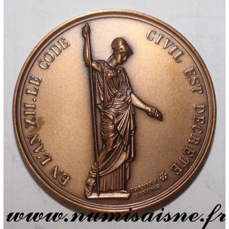 MÉDAILLE - NOTAIRE - CHAMBRE DÉPARTEMENTALE DES NOTAIRES DE L'AUDE