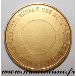 MÉDAILLE - NOTAIRE - CHAMBRE DÉPARTEMENTALE DES NOTAIRES DE L'AUDE