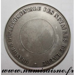 MÉDAILLE - NOTAIRE - CHAMBRE DÉPARTEMENTALE DES NOTAIRES DE L'AUDE