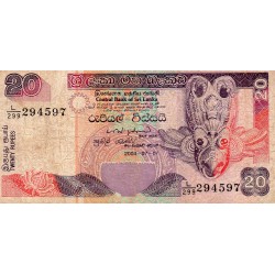 SRI LANKA - PICK 109 c  - 20 RUPEES - 01/07/2004