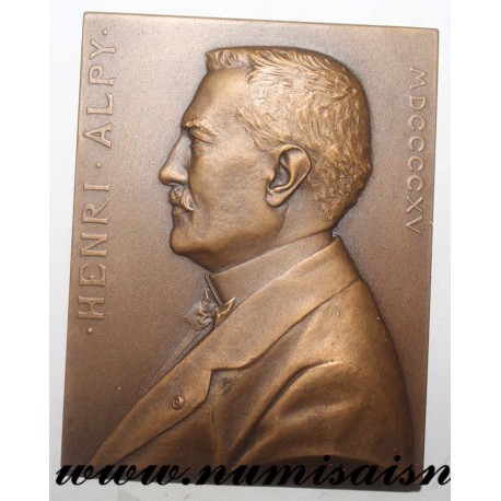 MEDAL - POLITICS - 75 - PARIS - HENRI ALPY