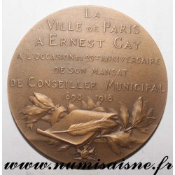 MEDAILLE - POLITIK - 75 - PARIS - ERNEST GAY - 1918