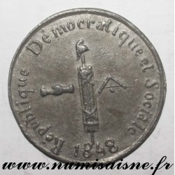 MÉDAILLE - POLITIQUE - 75 - PARIS - CLUB SERVANDOM - MALAPERT PRÉSIDENT - 1848