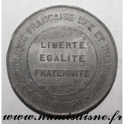 MEDAILLE - POLITIK - FRANZÖSISCHE REPUBLIK - EIN UND UNTEILBAR - 1848