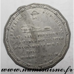 MEDAILLE - POLITIK - LERAT PRÄSIDENT - 1848